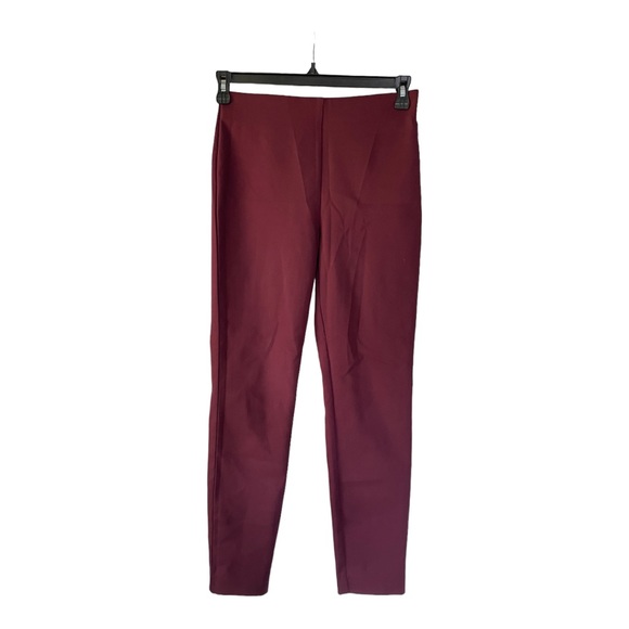 LOFT Pants - LOFT maroon high waist skinny pants